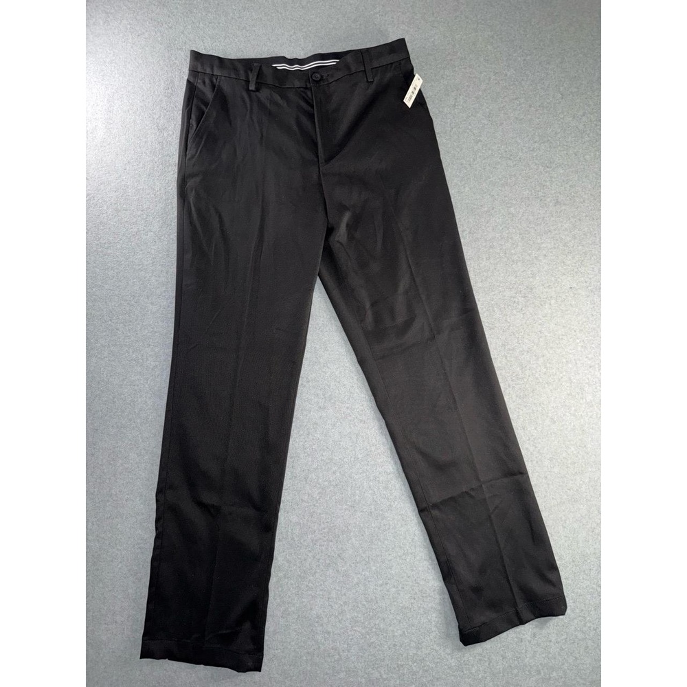 Amazon‎ Essentials Pants Mens Slacks 35x34 Black Straight Leg Flat Front NWT